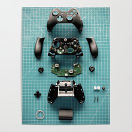 Xbox Console Disassemble Poster
