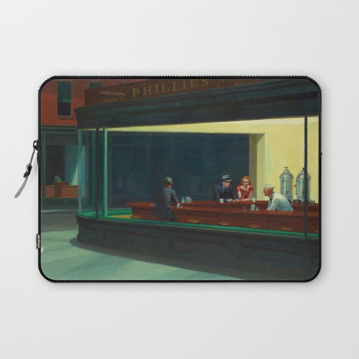 Nighthawks by Edward Hopper Laptop Sleeve
