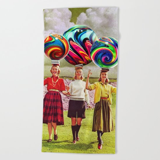Balancing Act Beach Towel