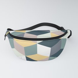 Cubic Pattern Fanny Pack