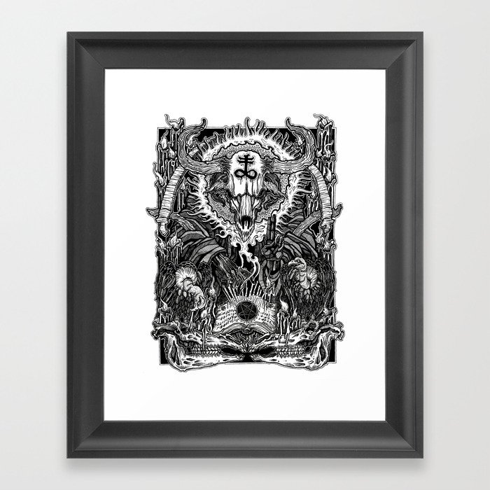 Witching Framed Art Print