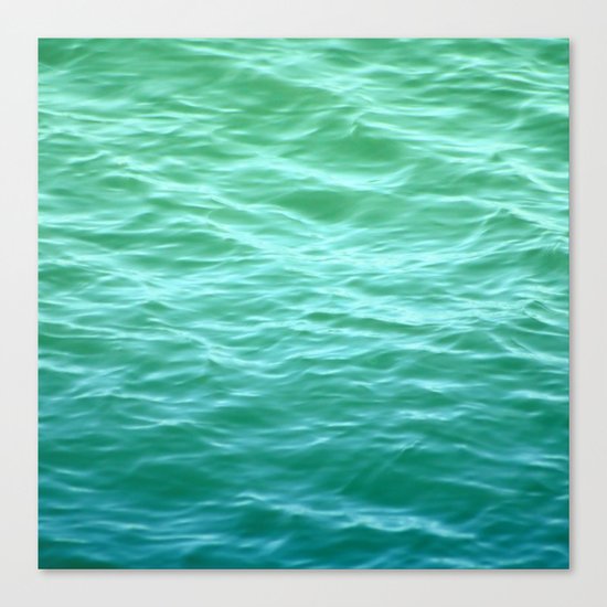 Teal Sea Canvas Print