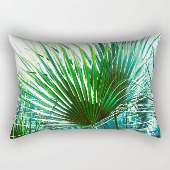 Bright Palm 4 Rectangular Pillow