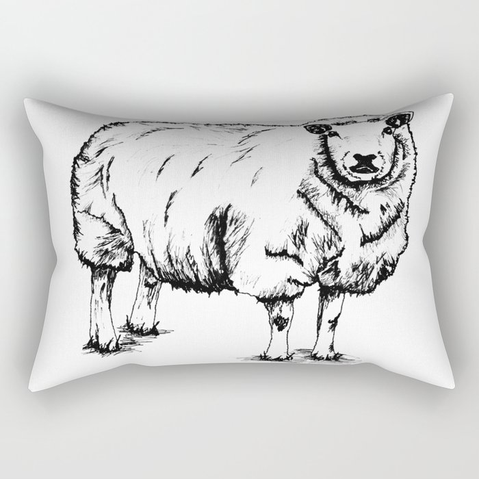 Sheep Sheep. Rectangular Pillow