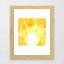 Blazing Fire Framed Art Print