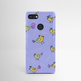 multicolor abstract birds baby Android Case