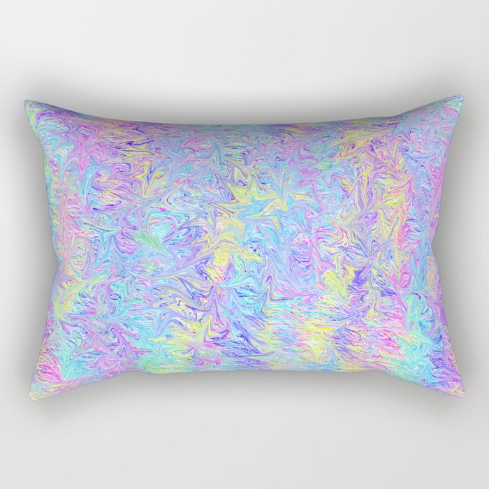 Four Colors Rectangular Pillow