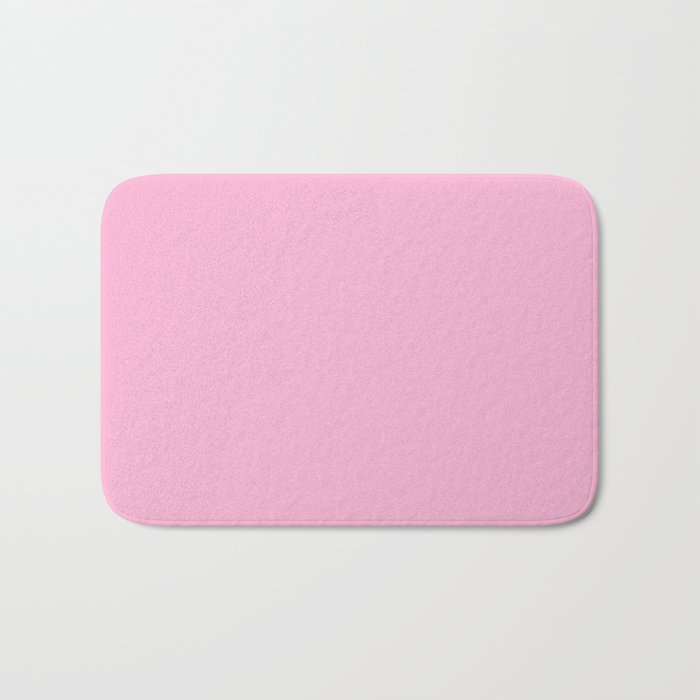 From The Crayon Box Lavender - Pastel Purple Pink Solid Color / Accent Shade / Hue / All One Colour Bath Mat