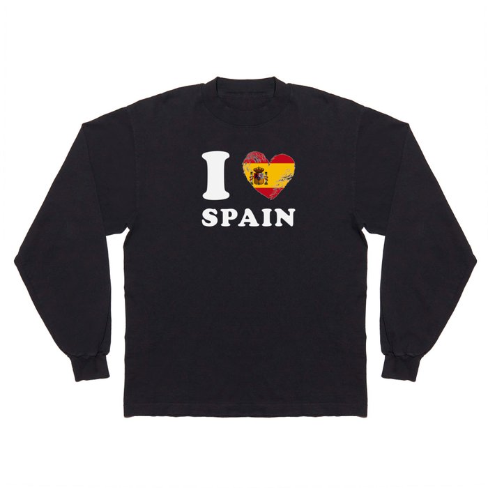 I Love Spain Long Sleeve T Shirt