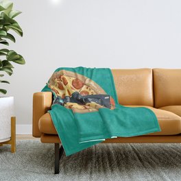 Cool Pizza Throw Blanket