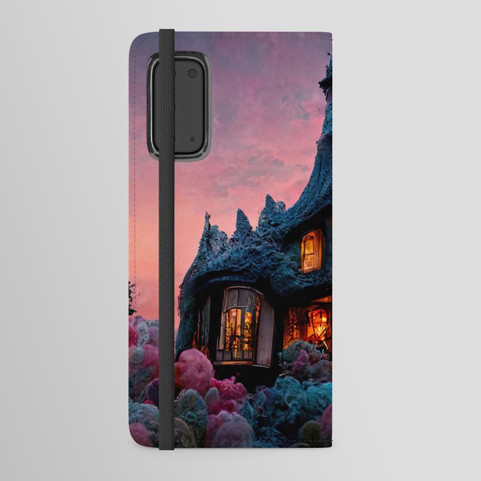 Cotton Candy House Android Wallet Case