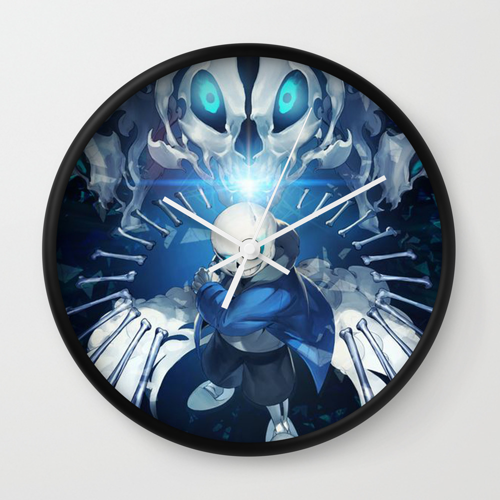 Undertale Sans Poster Do You Wanna Have A Bad Time Wall Clock By Ceciliart Society6