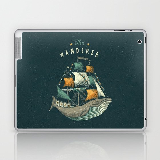 Whale | Petrol Grey Laptop & iPad Skin