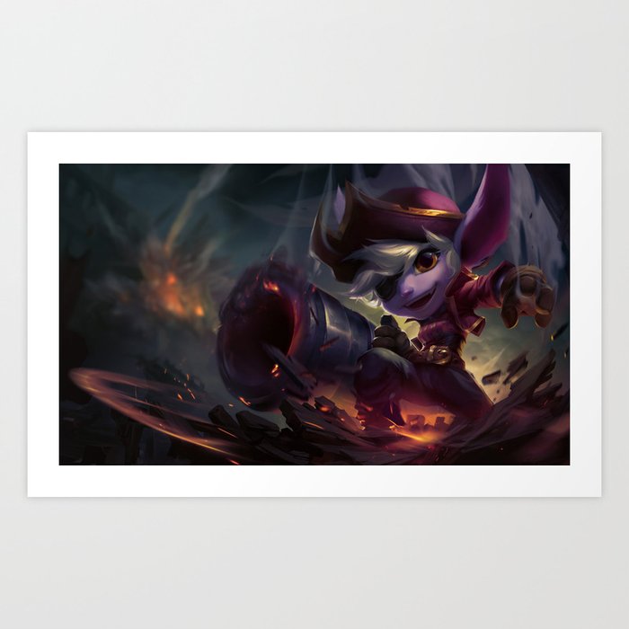 Buccaneer Tristana League Of Legends Art Print By Amumus