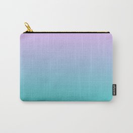 Pink Teal Ombre Gradient Summer Pattern Carry-All Pouch