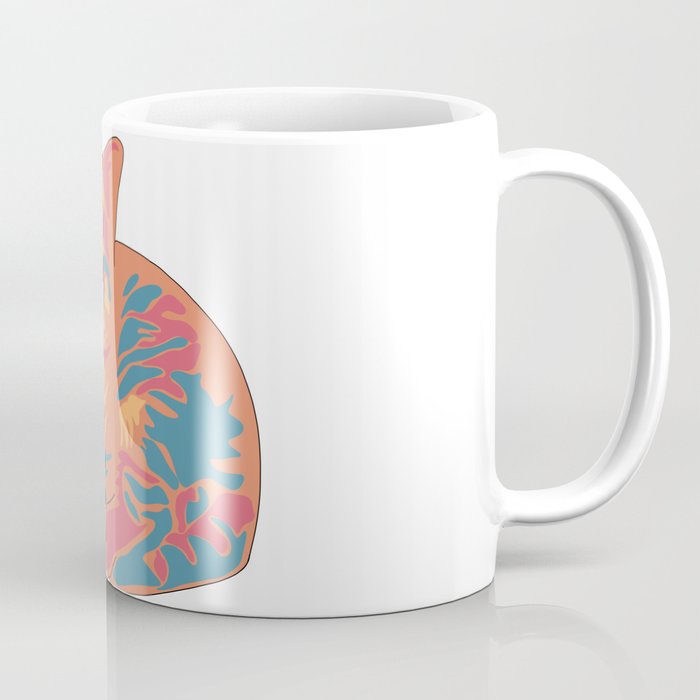 Cat image with crazy colors and personality Coffee Mug