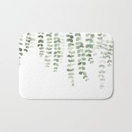 Eucalyptus Watercolor Bath Mat