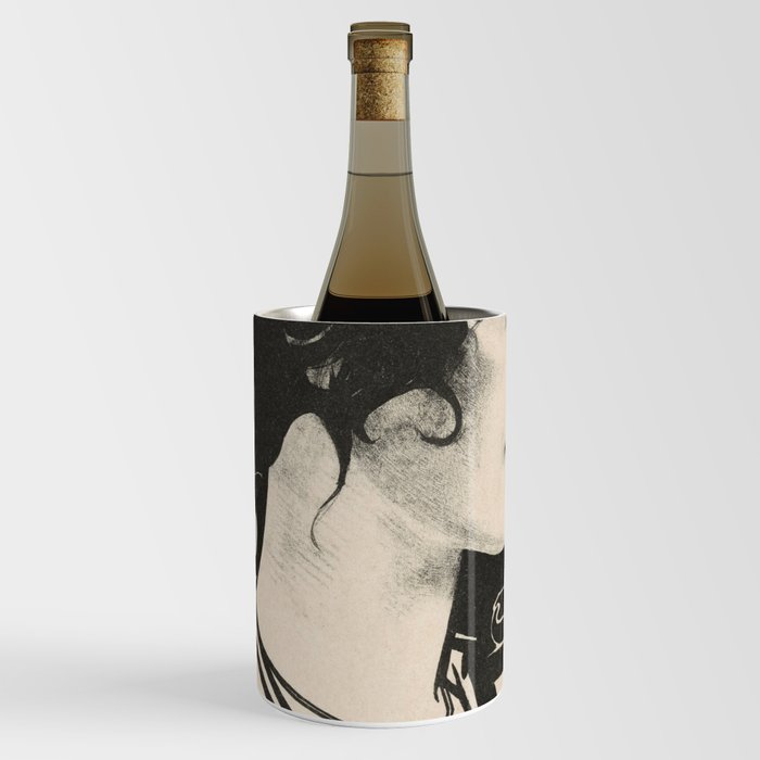 Sketch design for portrait in stained glass (1916) Wine Chiller