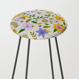 Sunny Blooms Counter Stool