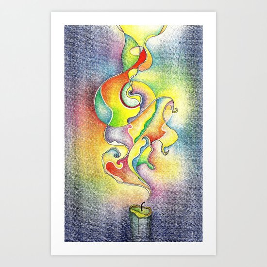 Magic Smoke Art Print