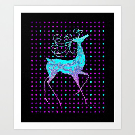 REINDEER Art Print