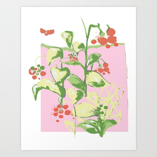 ma's tomatoes Art Print
