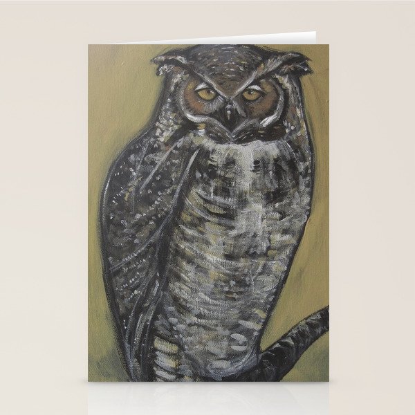 Great Horned Owl Bird Animal Wing Feather Nature Outdoors Wild