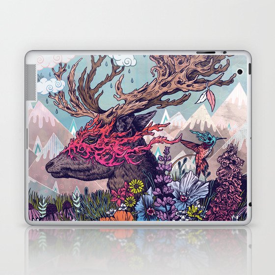 Journeying Spirit (deer) Laptop & iPad Skin