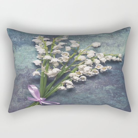 Lily Of The Valley Rectangular Pillow