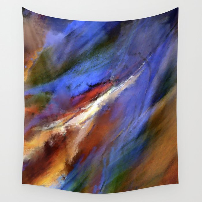 The Color Of Wind Digital Painting Wall Tapestry By Wim Designs