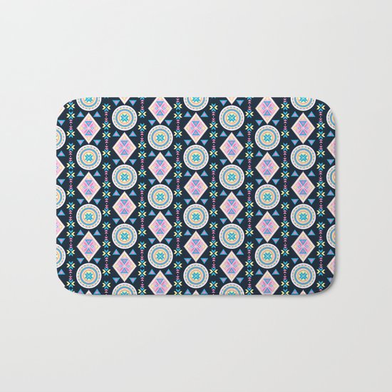 Dancing Diamonds By Everett Co Bath Mat