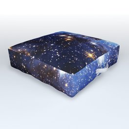 Blue Galaxy Outdoor Floor Cushion