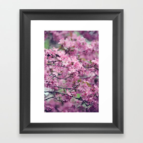 pink Framed Art Print