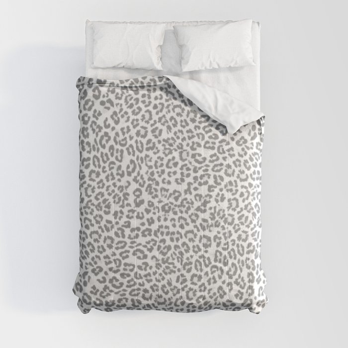 Leopard Dream Grey Comforter