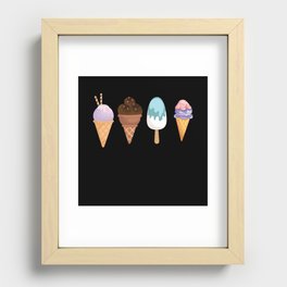 Ice Cream Ice Cream Ice Cream Recessed Framed Print