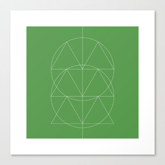 #332 Totem – Geometry Daily Canvas Print