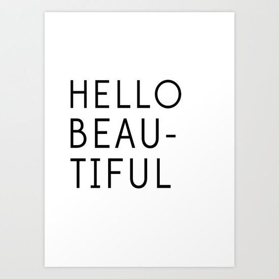HELLO Art Print
