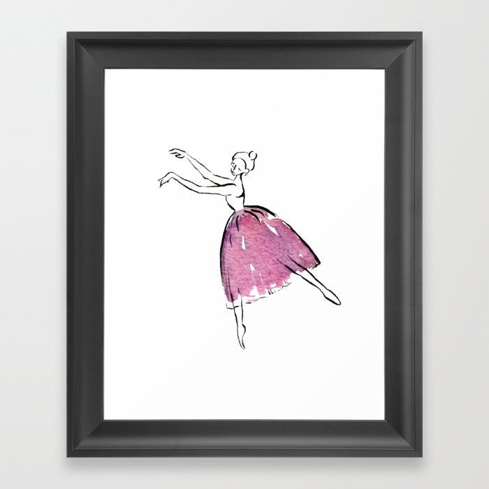 A Ballerina Framed Art Print