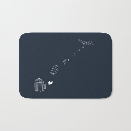 Peace Bomber Bath Mat