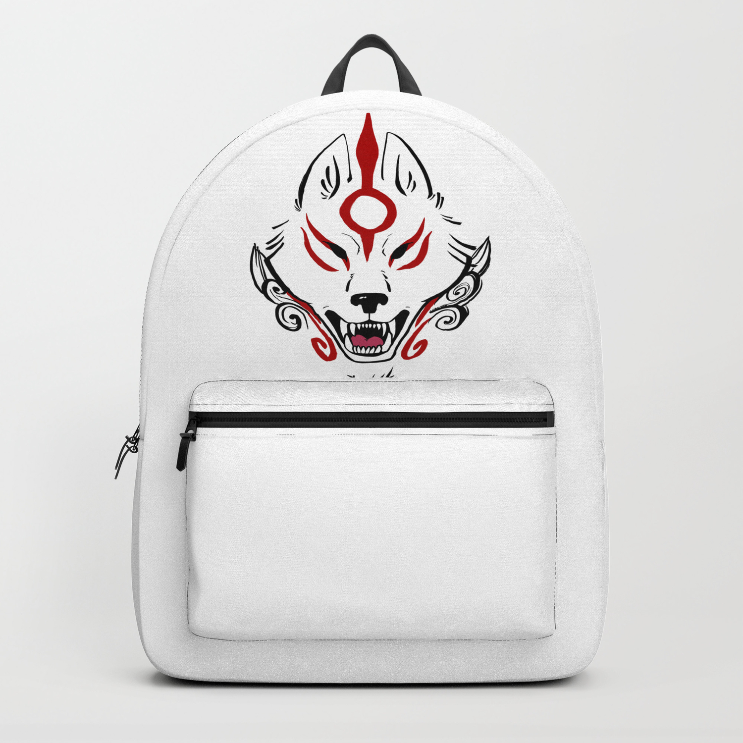 plain white backpack cheap
