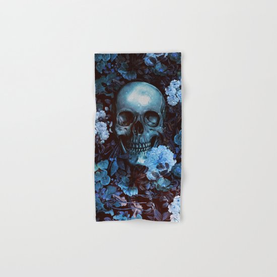 Skull and Flowers Hand & Bath Towel