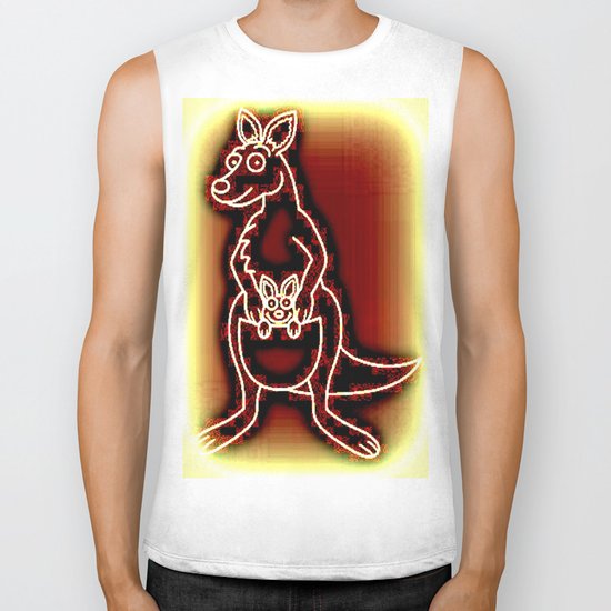 The Flying Kangaroo & It's Joey Biker Tank