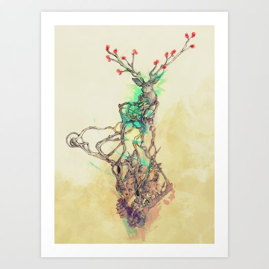 Woodland Spirit Art Print