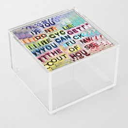 If You Don't Recycle Acrylic Box