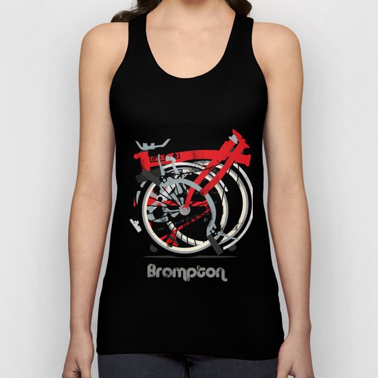 Brompton Bike Unisex Tank Top