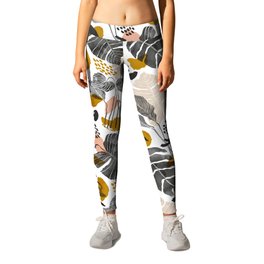 Abstract shapes nature 28F Leggings