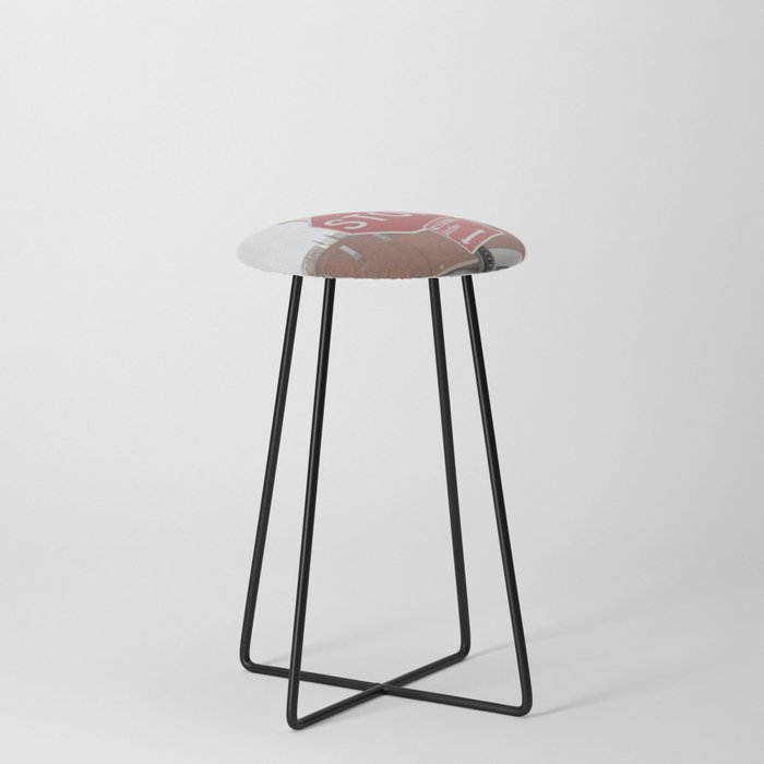 Stop Sign  Counter Stool