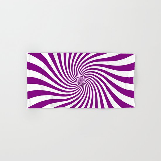 Swirl (Purple/White) Hand & Bath Towel