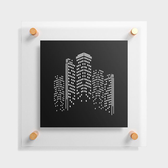 city Floating Acrylic Print