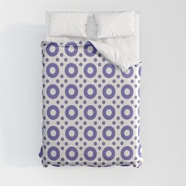 Very Peri Circles & Dots #2 Duvet Cover